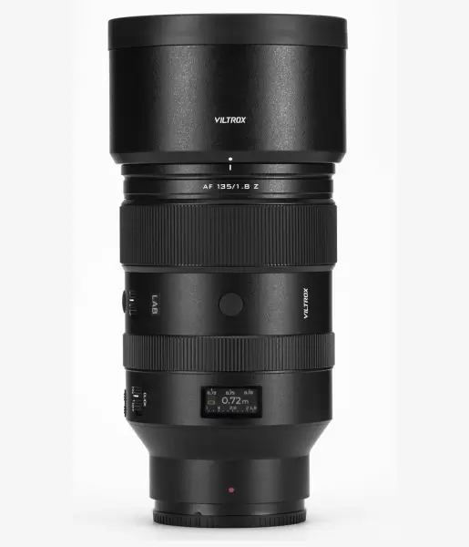 Объектив Viltrox AF 135 мм F1.8 LAB Full Frame для Nikon Z с блендой